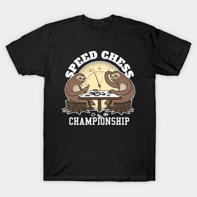 Speed Chess Championship T-Shirt by propellerhead
